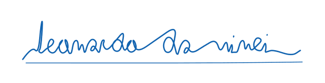 Leonardo da Vinci AI signature example